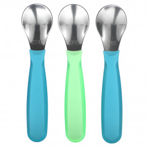 NUK, Набор ложек для столовых приборов для детей, от 18 месяцев, 3 шт. (Товар снят с продажи) в Москве - eco-herb.ru | фото