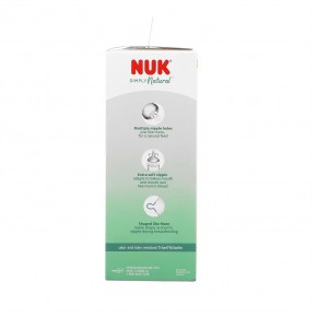 NUK, Simply Natural, белые в бутылках, для детей от 1 месяца, средние, 3 упаковки, по 270 мл (9 унций) в Москве - eco-herb.ru | фото