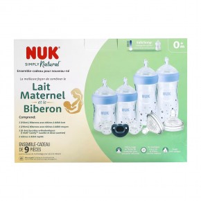 NUK, Simply Natural, подарочный набор для новорожденных, от 0 месяцев, 9 шт. в Москве - eco-herb.ru | фото