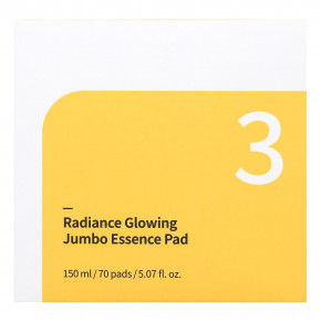 Numbuzin, No 3 Radiance Glowing Jumbo Essence Pad, 70 шт., 150 мл (5,07 жидк. унции) в Москве - eco-herb.ru | фото