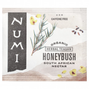 Numi Tea, Organic Herbal Teasan, ханибуш, без кофеина, 18 чайных пакетиков без ГМО, 43,2 г (1,52 унции) в Москве - eco-herb.ru | фото