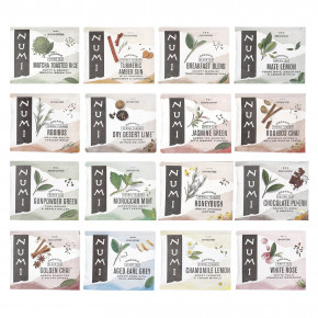 Numi Tea, Органический чаи, чаи и травяные сборы, коллекция Numi, 16 чайных пакетиков без ГМО, 1,26 унц. (34,7 г) (Товар снят с продажи) в Москве - eco-herb.ru | фото
