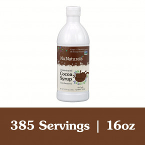 NuNaturals, концентрированный какао-сироп, подслащенный стевией, 0,47 л (16 жидк. унций) в Москве - eco-herb.ru | фото