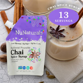 NuNaturals, NuStevia®, сироп из специй чая, 0,2 л (6,6 жидк. унции) в Москве - eco-herb.ru | фото