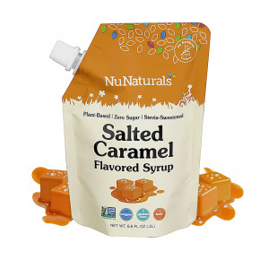 NuNaturals, NuStevia, Сироп со вкусом соленой карамели, 6,6 жидких унций (0,2 л) в Москве - eco-herb.ru | изображение NuNaturals, NuStevia, Сироп со вкусом соленой карамели, 6,6 жидких унций (0,2 л) в Москве - eco-herb.ru | фото