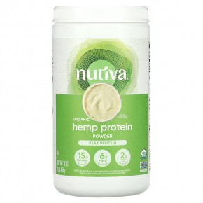 Nutiva, Протеин в порошке из органической конопли, 454 г (16 жидк. унций) в Москве - eco-herb.ru | фото