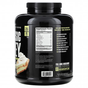 NutraBio, Classic Whey Protein, банановый кремовый пирог, 2268 г (5 фунтов) в Москве - eco-herb.ru | фото