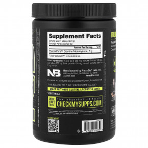 NutraBio, микронизированный моногидрат креатина, Paradise Punch, 378 г (13,3 унции) в Москве - eco-herb.ru | фото