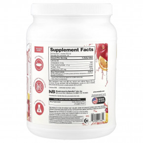 NutraBio, Прозрачный протеиновый порошок, изолят сывороточного протеина, фруктовый пунш, 511 г (1,1 фунта) в Москве - eco-herb.ru | фото