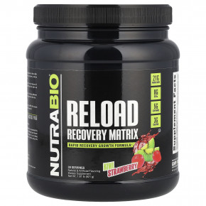 NutraBio, Reload Recovery Matrix, киви и клубника, 821 г (1,81 фунта) - описание