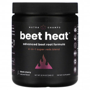 NutraChamps, Beet Heat, черная вишня, 248 г (8,74 унции) в Москве - eco-herb.ru | фото