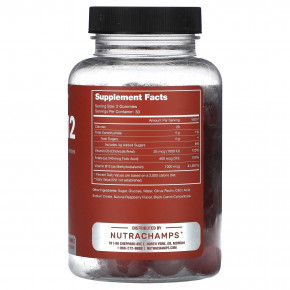 NutraChamps, D3 + B12, Raspberry, 60 Vitamin Gummies в Москве - eco-herb.ru | фото