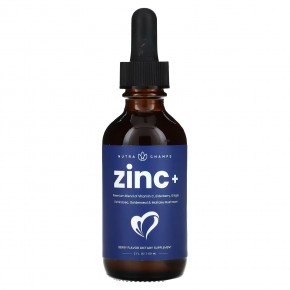 NutraChamps, Liquid Zinc+, Natural Berry, 2 fl oz (60 ml) в Москве - eco-herb.ru | фото