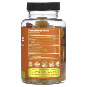 NutraChamps, Vitamin C, Natural Orange & Cherry, 60 Vegan Gummies в Москве - eco-herb.ru | фото