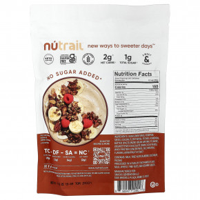 NuTrail, Ореховая гранола, темный шоколад, 227 г (8 унций) в Москве - eco-herb.ru | фото