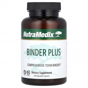 NutraMedix, Binder Plus, 120 растительных капсул - описание | фото