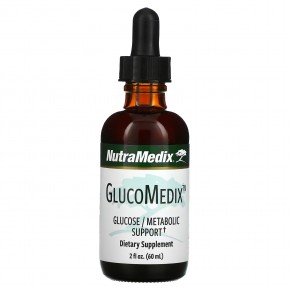 NutraMedix, GlucoMedix, поддержка глюкозы и метаболизма, 60 мл (2 унции) в Москве - eco-herb.ru | фото