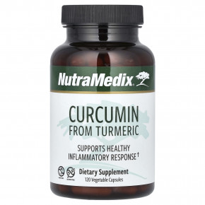 NutraMedix, Куркумин из куркумы, 120 вегетарианских капсул (250 мг на капсулу) в Москве - eco-herb.ru | фото