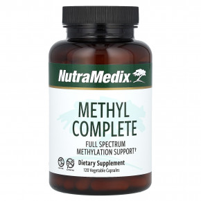 NutraMedix, Methyl Complete, метил, 120 растительных капсул в Москве - eco-herb.ru | фото