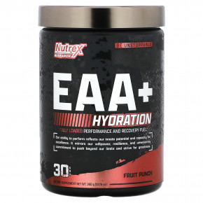 Nutrex Research, EAA+ Hydration, фруктовый пунш, 390 г (13,76 унции) - описание