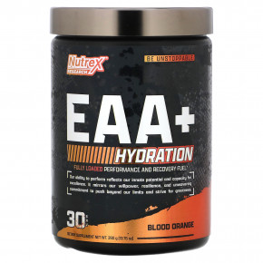 Nutrex Research, EAA+ Hydration, красный апельсин, 390 г (13,76 унции) - описание