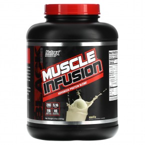 Nutrex Research, Muscle Infusion, улучшенная протеиновая смесь, ваниль, 2265 г (5 фунтов) в Москве - eco-herb.ru | фото