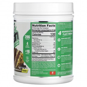 Nutrex Research, Natural Series, растительный белок, немецкий шоколадный торт, 567 г (1,25 фунта) в Москве - eco-herb.ru | фото
