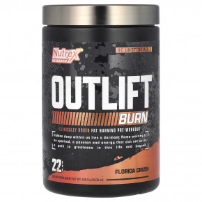 Nutrex Research, Outlife, Burn, Florida Crush, 426,9 г (15,06 унции) в Москве - eco-herb.ru | фото