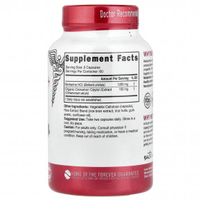 Nutri, Berberine+, цейлонская корица, 120 веганских капсул в Москве - eco-herb.ru | фото