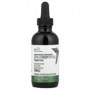 Nutri, хлорофилл, перечная мята, 100 мг, 59 мл (2 жидк. унции) - описание | фото