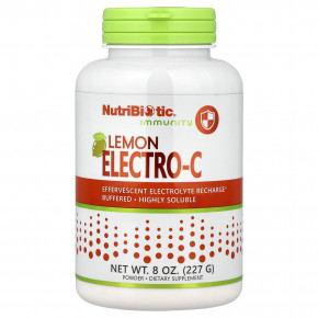 NutriBiotic, Immunity, Electro-C с лимоном, в порошке, 227 г (8 унций) в Москве - eco-herb.ru | фото