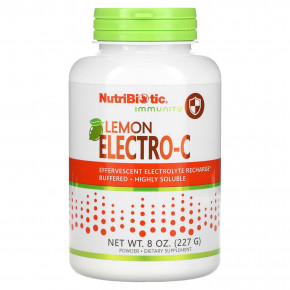 NutriBiotic, Immunity, Lemon Electro-C, 227 г (8 унций) - описание