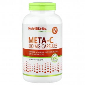 NutriBiotic, Immunity, Meta-C®, 250 капсул - описание | фото