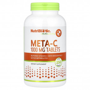 NutriBiotic, Immunity, Meta-C®, 250 растительных таблеток - описание | фото