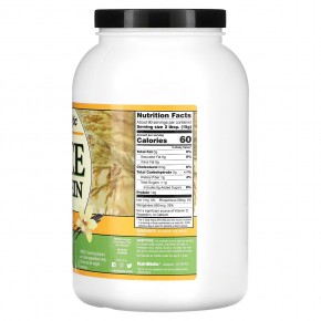 NutriBiotic, Необработанный рисовый протеин, ваниль, 1,36 кг (3 фунта) в Москве - eco-herb.ru | фото