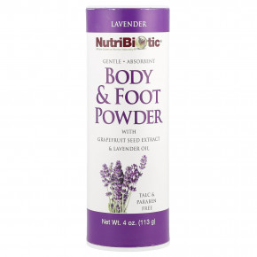 NutriBiotic, пудра для тела и ног с экстрактом семян грейпфрута и маслом лаванды, лаванда, 113 г (4 унции) в Москве - eco-herb.ru | изображение NutriBiotic, пудра для тела и ног с экстрактом семян грейпфрута и маслом лаванды, лаванда, 113 г (4 унции) в Москве - eco-herb.ru | фото
