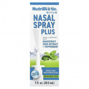 NutriBiotic, Sinus Nasal Spray Plus, спрей для носа, 29,5 мл (1 жидк. унция) в Москве - eco-herb.ru | изображение NutriBiotic, Sinus Nasal Spray Plus, спрей для носа, 29,5 мл (1 жидк. унция) в Москве - eco-herb.ru | фото