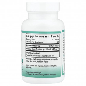 Nutricology, поджелудочная железа, натуральные железы (свинина), 60 капсул (425 мг в 1 капсуле) в Москве - eco-herb.ru | фото