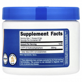 Nutricost, 5-HTP, без добавок, 25 г (0,9 унции) в Москве - eco-herb.ru | изображение Nutricost, 5-HTP, без добавок, 25 г (0,9 унции) в Москве - eco-herb.ru | фото