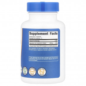 Nutricost, цитрат магния, 60 капсул (105 мг в 1 капсуле) в Москве - eco-herb.ru | фото