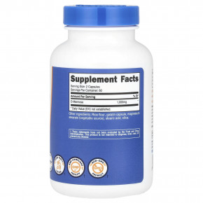 Nutricost, D-манноза, 120 капсул (500 мг в 1 капсуле) в Москве - eco-herb.ru | фото