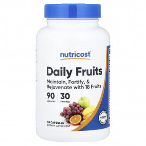 Nutricost, Daily Fruits, фрукты, 90 капсул в Москве - eco-herb.ru | изображение Nutricost, Daily Fruits, фрукты, 90 капсул в Москве - eco-herb.ru | фото