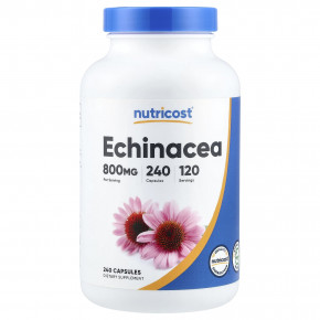 Nutricost, эхинацея, 240 капсул (400 мг в 1 капсуле) в Москве - eco-herb.ru | изображение Nutricost, эхинацея, 240 капсул (400 мг в 1 капсуле) в Москве - eco-herb.ru | фото