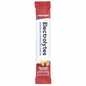 Nutricost, Электролиты, улучшенный комплекс для увлажнения, фруктовый пунш, 40 пакетиков по 4 г (0,14 унции) в Москве - eco-herb.ru | фото