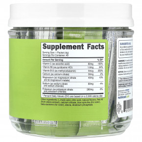 Nutricost, Электролиты, улучшенный комплекс для увлажнения, зеленое яблоко, 40 пакетиков по 4 г (0,1 унции) в Москве - eco-herb.ru | фото