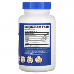 Nutricost, ферментный комплекс с лактазой, 3000 ALU, 120 капсул (Товар снят с продажи) в Москве - eco-herb.ru | фото