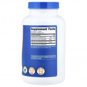 Nutricost, GABA с витамином B6, 240 капсул в Москве - eco-herb.ru | фото