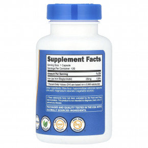 Nutricost, Железо, 25 мг, 120 капсул в Москве - eco-herb.ru | фото