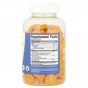 Nutricost, Жевательные мармеладки с куркумой, цитрусовые, 120 жевательных таблеток в Москве - eco-herb.ru | фото