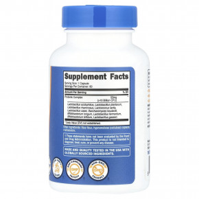 Nutricost, Комплекс пробиотиков, 60 капсул в Москве - eco-herb.ru | изображение Nutricost, Комплекс пробиотиков, 60 капсул в Москве - eco-herb.ru | фото